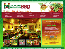 Tablet Screenshot of elcaminomongolianbbq.com